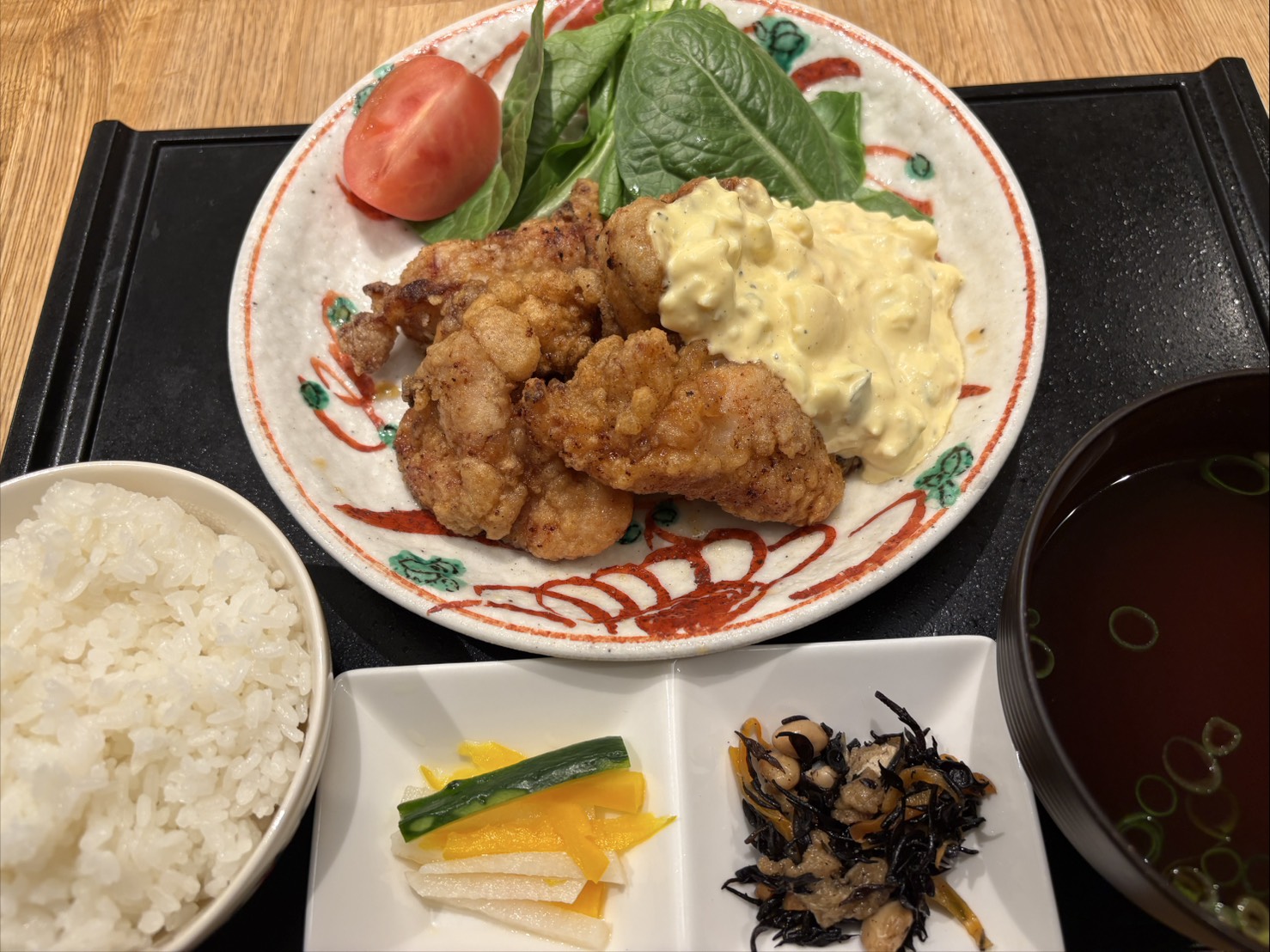 塩麹唐揚げ定食